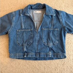 Zara Classic Blue Denim Jacket